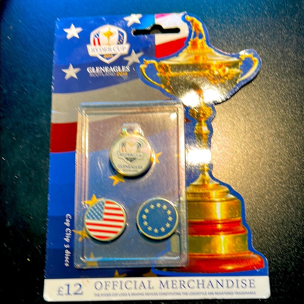 Ryder Cup Official Merchandise Pin Set